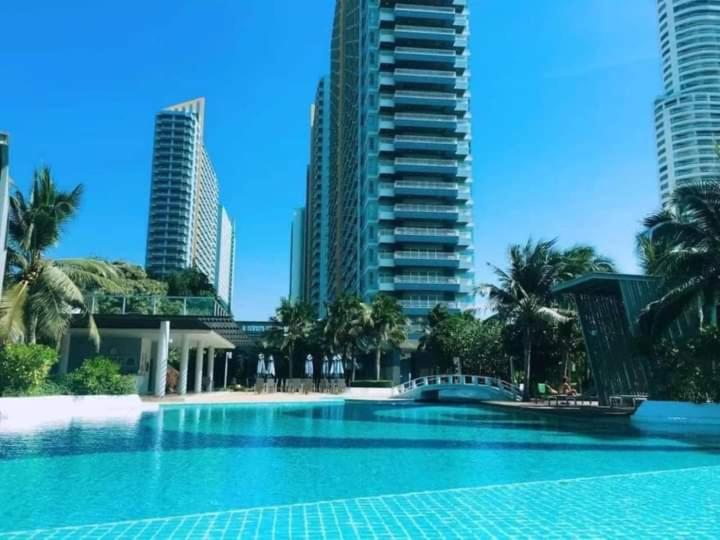 Ferienwohnung 2 ห้องนอน 2 ห้องน้ำ Seaview Jomtien ชั้น18 Exterior foto