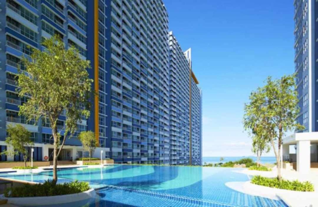Ferienwohnung 2 ห้องนอน 2 ห้องน้ำ Seaview Jomtien ชั้น18 Exterior foto